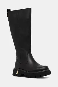 Dětské kožené boty Patrizia Pepe