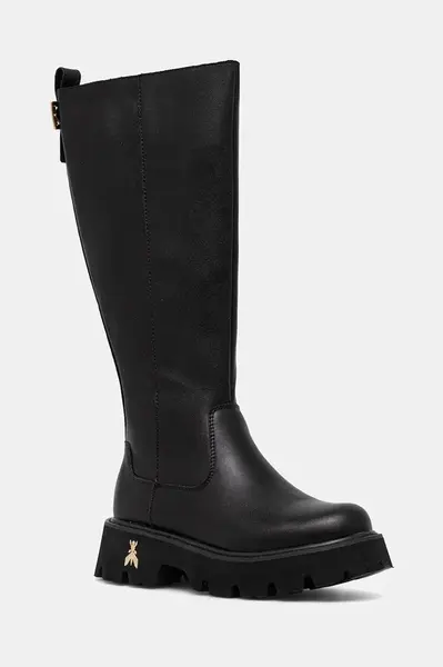 Dětské kožené boty Patrizia Pepe