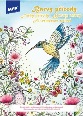 Omalovánky antistresové Barvy přírody 210x290mm/32s