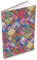 Záznamová kniha A6 barevné vzory