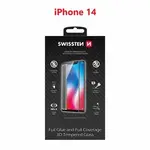 Tvrzené sklo Swissten Ultra Durable 3D Full Glue Glass pro Apple iPhone 14, černá