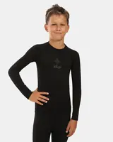Chlapecké bezešvé termo triko s dlouhým rukávem kilpi nathan-jb černá 13