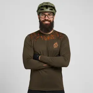 Pánský enduro dres silvini ello khaki xl