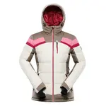 Dámská péřová lyžařská bunda s membránou ptx alpine pro ferera béžová xs