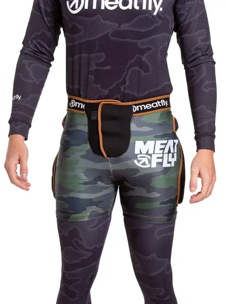 Meatfly chránič kostrče Norris Rampage Camo | Maskáč | Velikost XXL