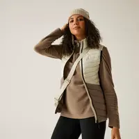 Dámská hybridní vesta regatta leedre hnědá 38