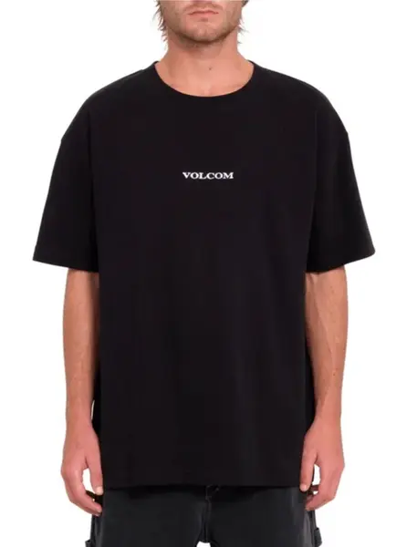 Volcom pánské tričko Stone Lse Sst Black | Černá | Velikost XL | 100% bavlna