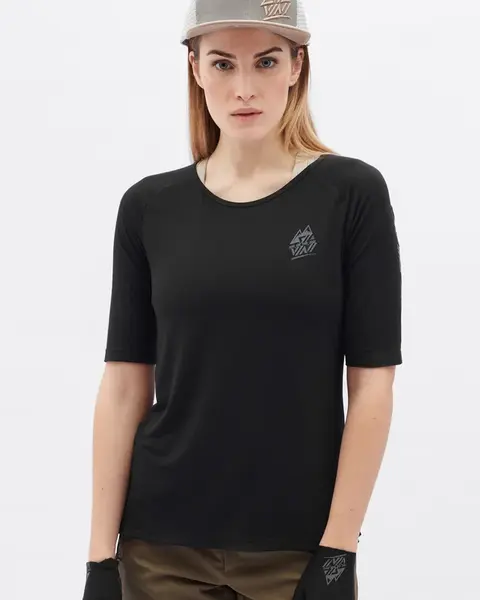 Dámský enduro dres silvini cassera černá xl