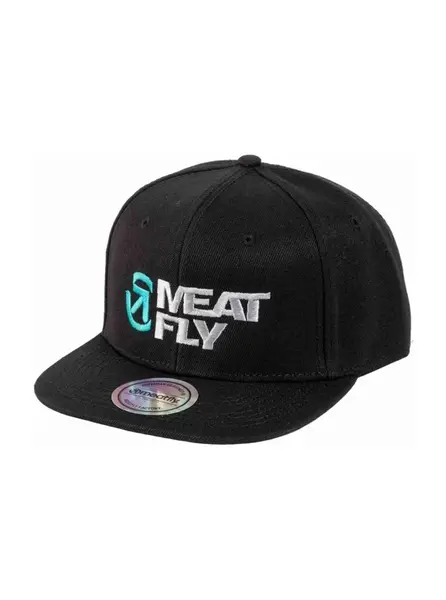 Kšiltovka meatfly ness snapback černá/šedá one size