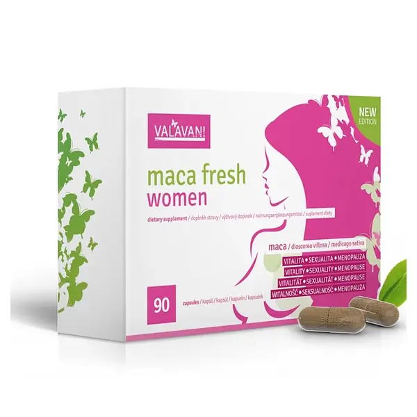 VALAVANI Maca fresh women 90 kapslí