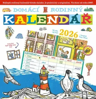 Domácí rodinný kalendář 2026