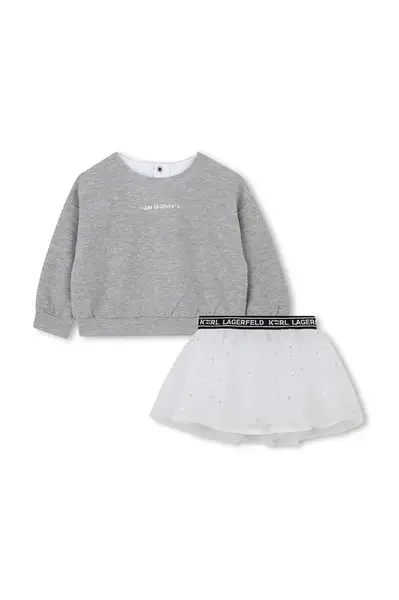 Kojenecká sada Karl Lagerfeld šedá barva, Z30650