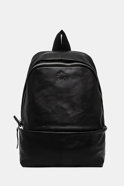 Kožený batoh AllSaints FINN pánský, černá barva, velký, M093XD