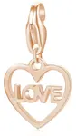 S'Agapõ Bronzový přívěsek Srdíčko Happy SHA366