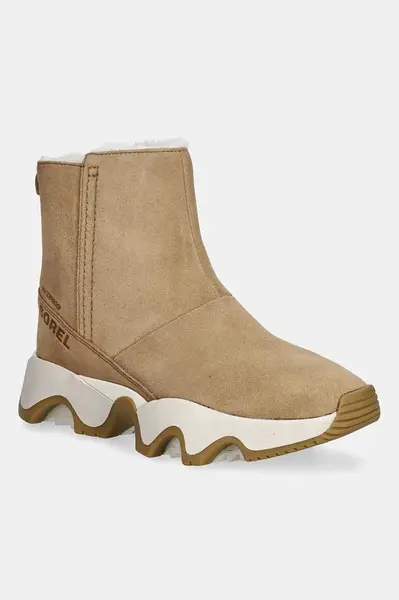 Semišové sněhule Sorel KINETIC IMPACT SHORT BOOT