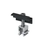 Nastavitelný koncový úchyt černý 32-42mm click - sada 4ks. - rozbaleno / kompletní / lehké oděrky