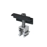 Nastavitelný koncový úchyt černý 32-42mm click - sada 4ks. - rozbaleno / kompletní / lehké oděrky