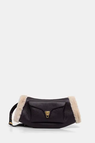 Kožená kabelka Coccinelle BEAT