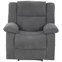 P & B TELEVIZNÍ KŘESLO, textil, šedá