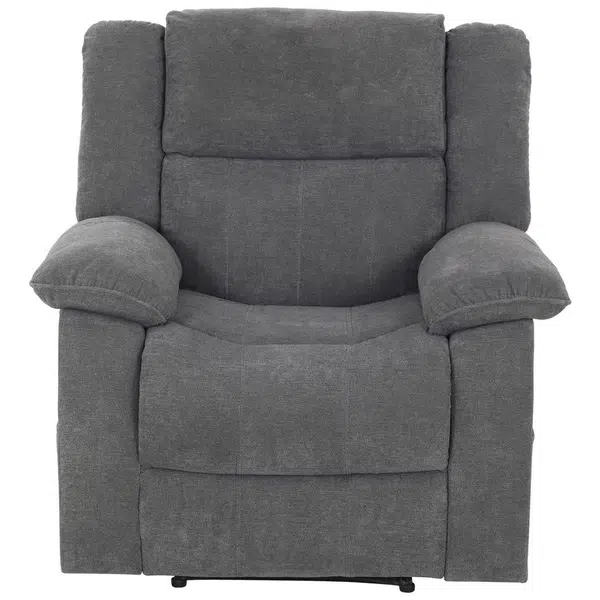 P & B TELEVIZNÍ KŘESLO, textil, šedá
