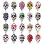 40Pcs 20 Styles Cinco de Mayo Alloy Enamel Connector Charms