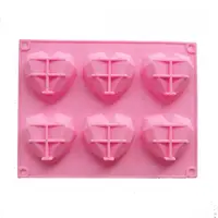 Food Grade Silicone Heart-shaped Molds Trays