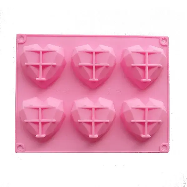 Food Grade Silicone Heart-shaped Molds Trays