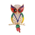 Alloy Resin Rhinestone Safety Brooches