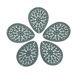 430 Stainless Steel Filigree Pendants