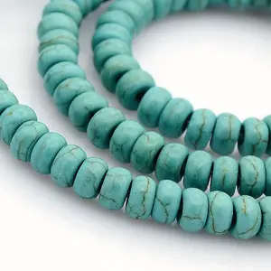 Synthetic Turquoise Beads Strands