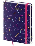Týdenní diář 2026 A5 Vario Sprinkles s gumičkou