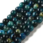 Grade AB+ Dyed Natural Tiger Eye Beads Strands