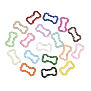 Spray Painted Alloy Spring Gate Rings