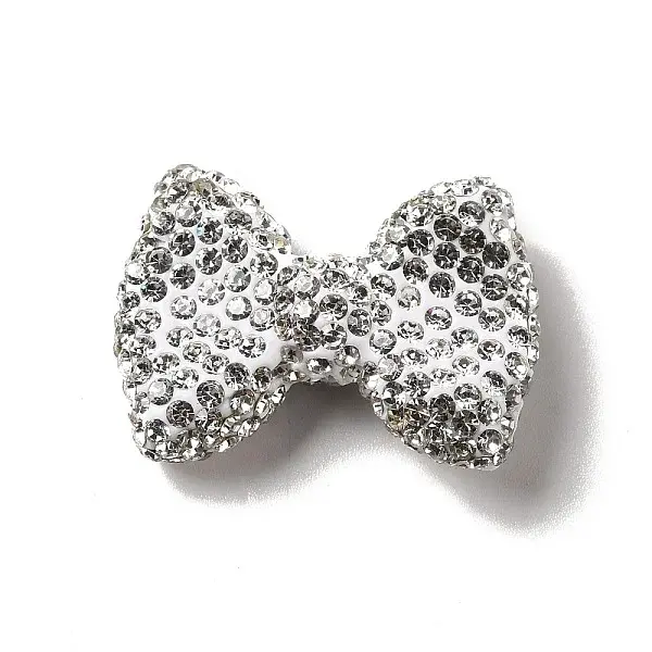 Polymer Clay Rhinestone Beads