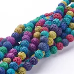 Natural Lava Rock Beads Strands
