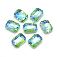 Pointed Back Glass Rhinestone Cabochons