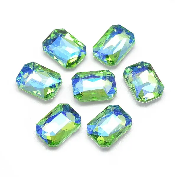 Pointed Back Glass Rhinestone Cabochons