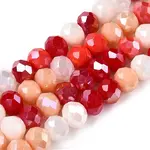 Electroplate Glass Beads Strands