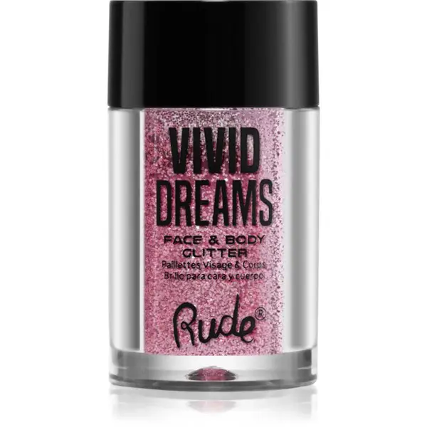 Rude Cosmetics Vivid Dreams Glitre na tvár i telo odtieň Daydream 2.7 g