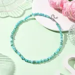 Dyed Natural Freshwater Shell Nuggets Beaded Necklaces