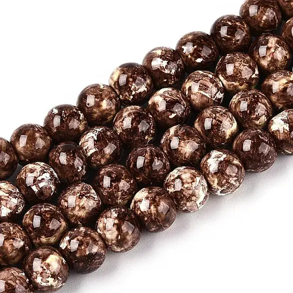 Baking Paint Glass Beads Strands