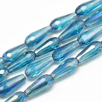 Electroplate Glass Beads Strands