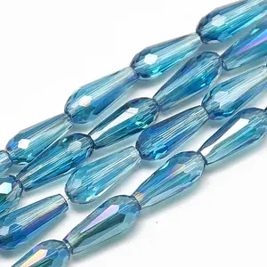 Electroplate Glass Beads Strands