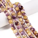 Dyed Natural White Jade Beads Strands