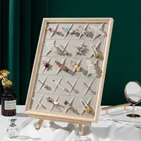 Desktop Wooden Hair Clip Display Frame