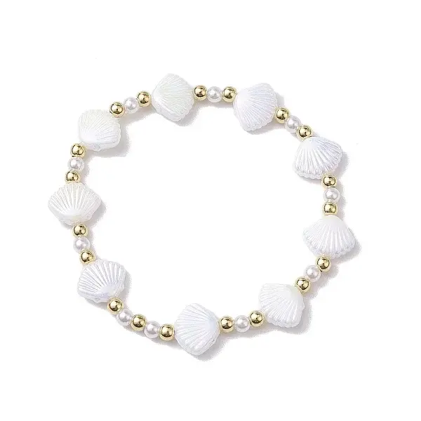 Shell Shape Plastic Stretch Bracelets