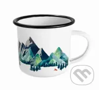 Smaltovaný hrnček Hory