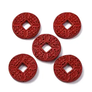 Cinnabar Beads