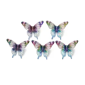 UV Plating & Printed Opaque Acrylic Beads