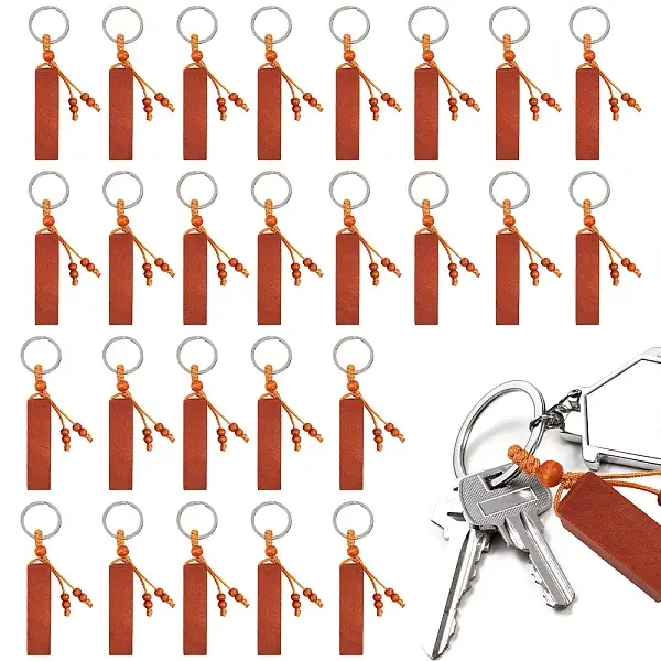 26Pcs Iron Key Ring Keychain